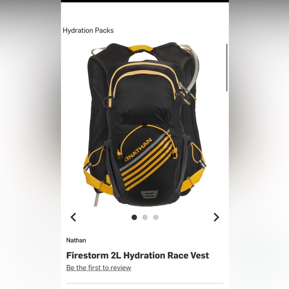 Nathan Firestorm race vest 2 L hydration pack bag only no bladder - Picture 4 of 11